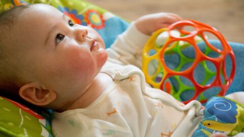 baby with toys