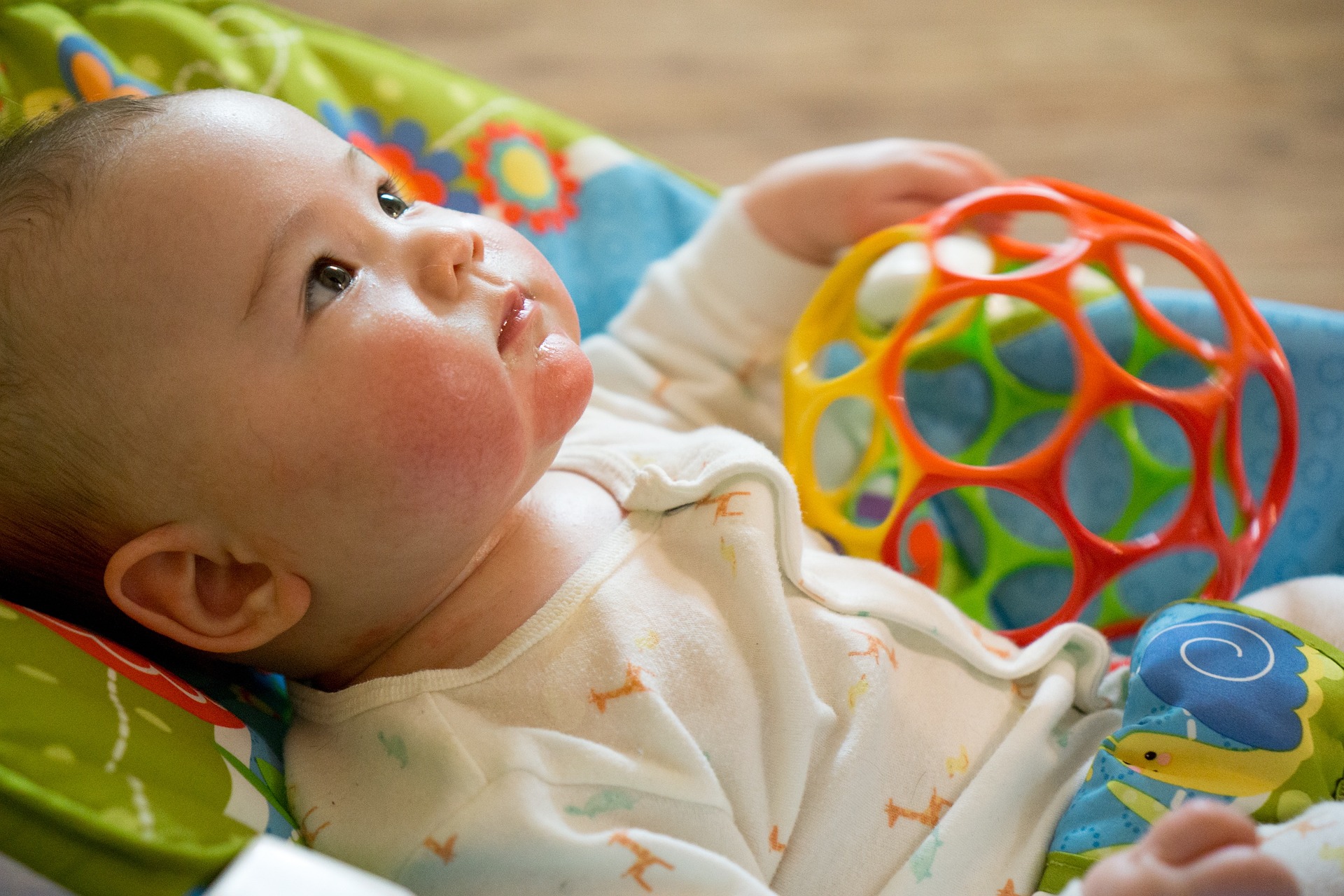 baby with toys